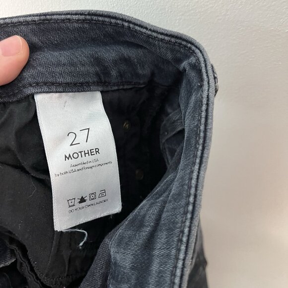 Mother High Waisted Looker Skinny Jeans in Blackbird Size 27 - Picture 7 of 11